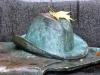 Hat with leaf